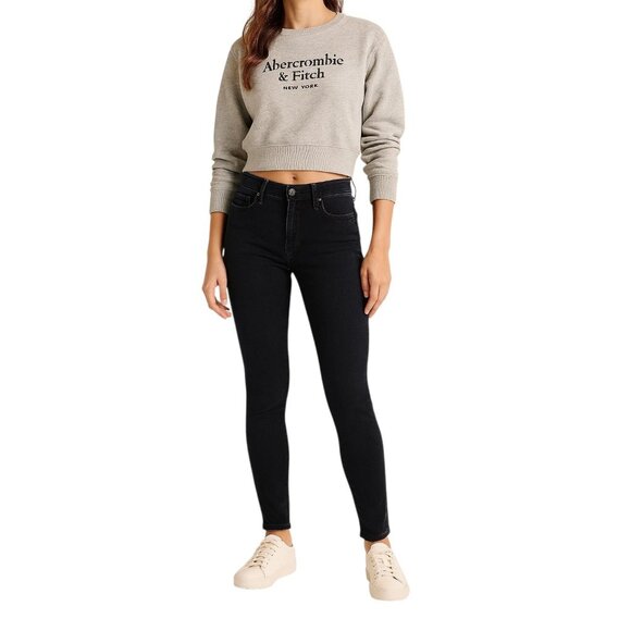 Jeans Leggings Jegging Skinny DARK WASH Abercrombie & Fitch WOMAN'S WOMEN'S 0 - Picture 1 of 10